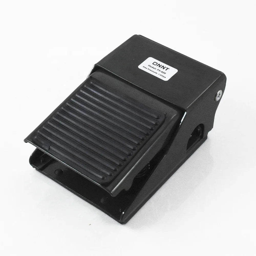 Aluminum Alloy Body FV Series 4/2 Way 1/4'' FV420 Brass Pneumatic Foot Pedal Control Valve for Gas Media