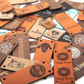 Custom Leather Brand Tag Handmade Eco-Friendly Debossed Embossed Labels for Jeans Leather Patch Labels