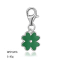 GP01687A Grace Lucky Four Leaf Clover Charm