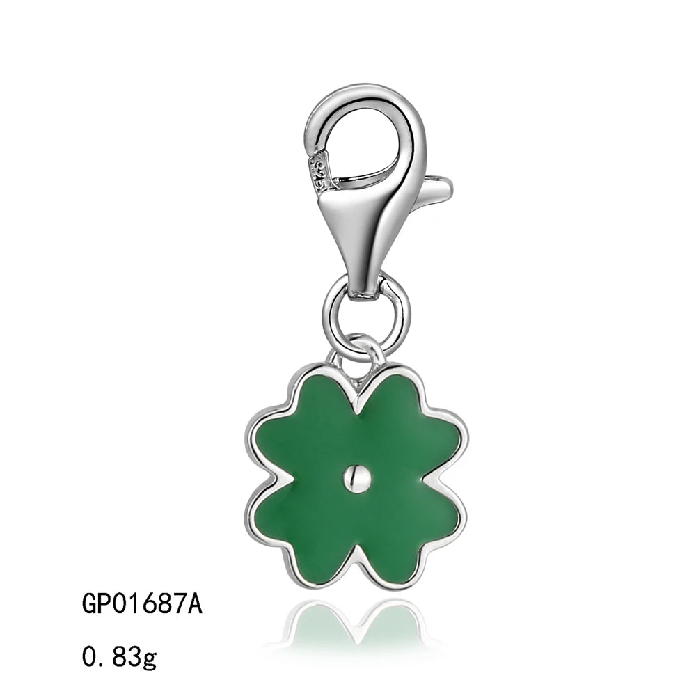 GP01687A Grace Lucky Four Leaf Clover Charm