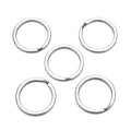 20/25/28mm Wholesale Stainless Steel hang Flat Split Keyring Split Rings Connector Keychain DIY Jewelry Key Holder Accessories