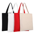 Wholesale Custom Printed Logo Cotton Tote Bags Promotional Personalized Blank Plain Canvas Bags Rope Handle Reusable Shopping