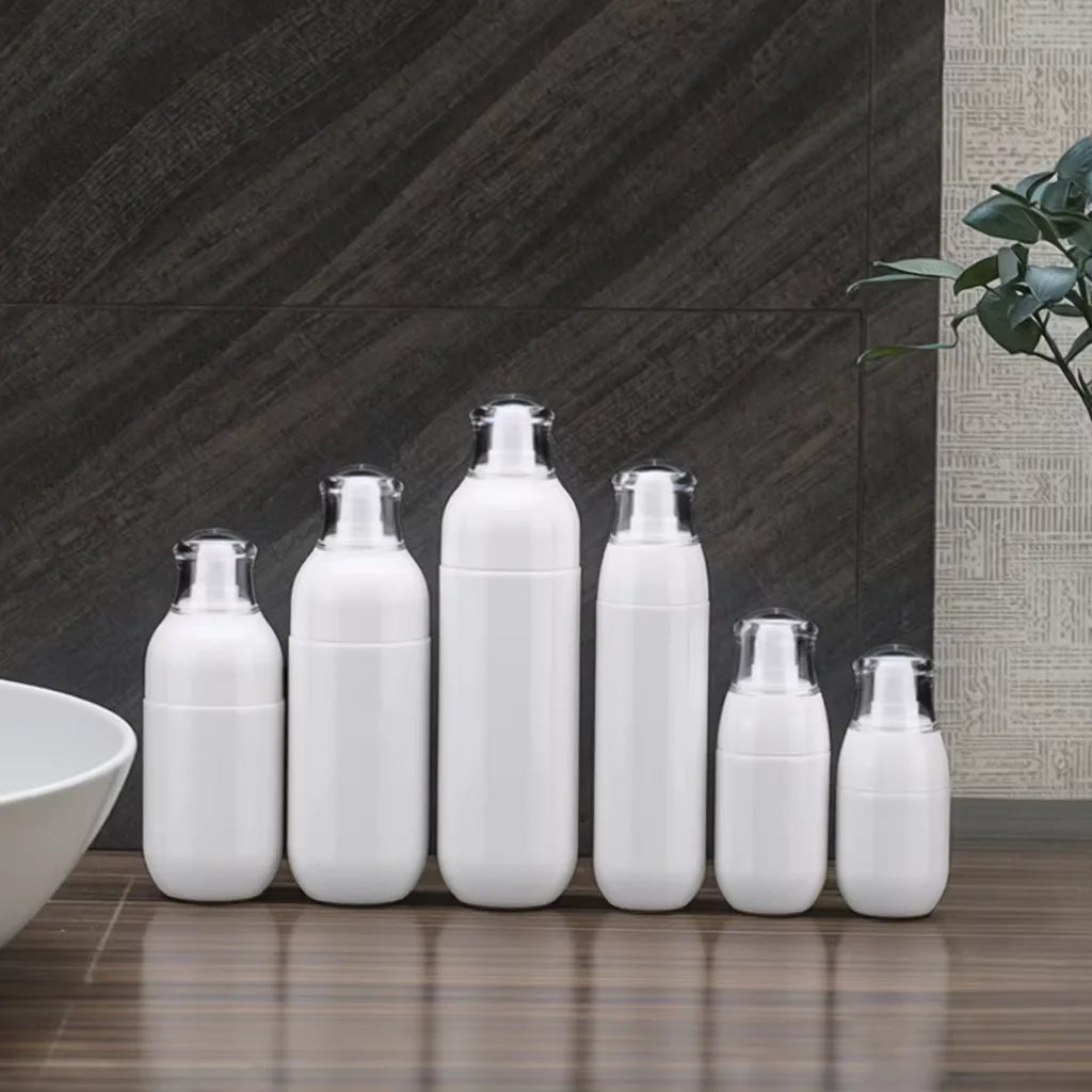 PETG Luxury Makeup Spray Bottle 80ml 100ml 120ml Transparent Screen Printed Pump Sprayer Fine Mist Skin Care Packaging