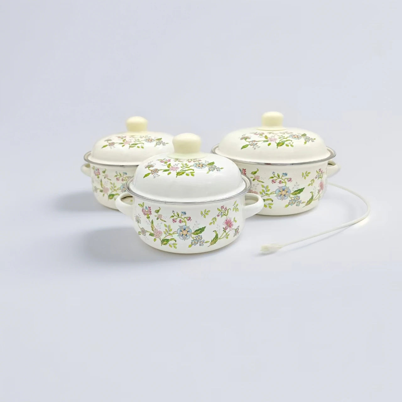 Senny Custom Cheap Products Wholesale Products Enameled Coloured Pots 16cm Enamel Milk Pot 18cm Enamel Pot