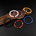 Factory Price Men Bracelet Natural Stone Beaded Bracelet Genuine Lapis Lazuli Beaded Bracelet
