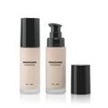 OEM ODM 30ml Glass Liquid Empty Foundation Bottle with Pump Face Care Moisturizer Sunblock Skin Care Glass Foundation Packaging