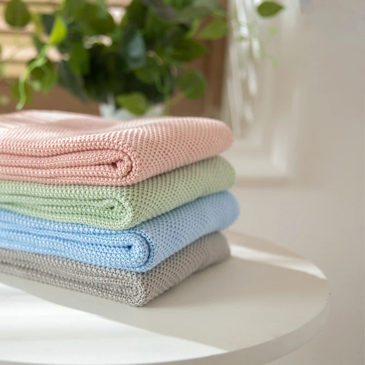 Organic Bamboo Baby Newborn Children's Wrap Summer Cooling Nap Ice Natural Stroller Knitted Office Air Conditioner Blanket AKT MegaBDM