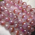Meihan AAAAAA Natural Genuine Auralite 23 Quartz Crystal Beads Bracelet Smooth Rond Loose Beads for Jewelry Making Design Gift