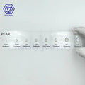 Pear White Zircon AAAAA 0.5ct to 5ct Diamond Shapes Size Selector Tear Drop Cut Carat Size Chart Ring Gemstone Size Template