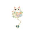 Customizable Cute Metal Cat Bookmark Hand-cast Design with Letter Theme for Children's Birthday Souvenir Gift