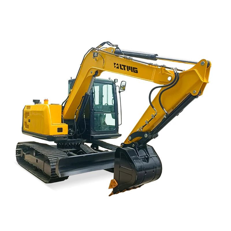 Hot Sale Large CE EPA Engine Excavator 7.5 Ton Crawler Track Hydraulic Bagger Gardening Farm Large Digger 6.5 Ton Excavators