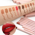 New Arrivals Wholesale Private Label pink Lipliner Pencil 24 Colors Lip Liners With Boxes OEM Strong Durable Lip Liner Pencil