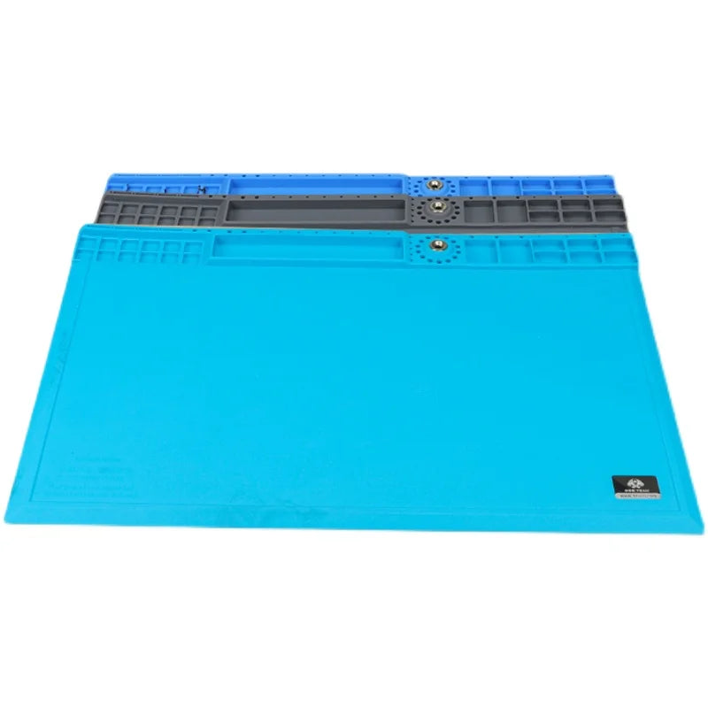 W328 OSS Heat Insulation Pad Soldering Working Mat Magnetic Silicon Mat Repair Heat-resistant Platform for BGA Repair