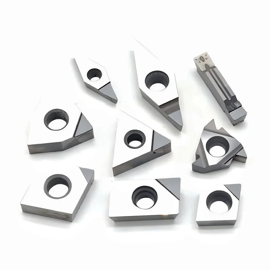 High Quality Customizable PCD Diamond Indexable Turning Inserts MCD NPD APKT CCMT DCMT for Turning Tools