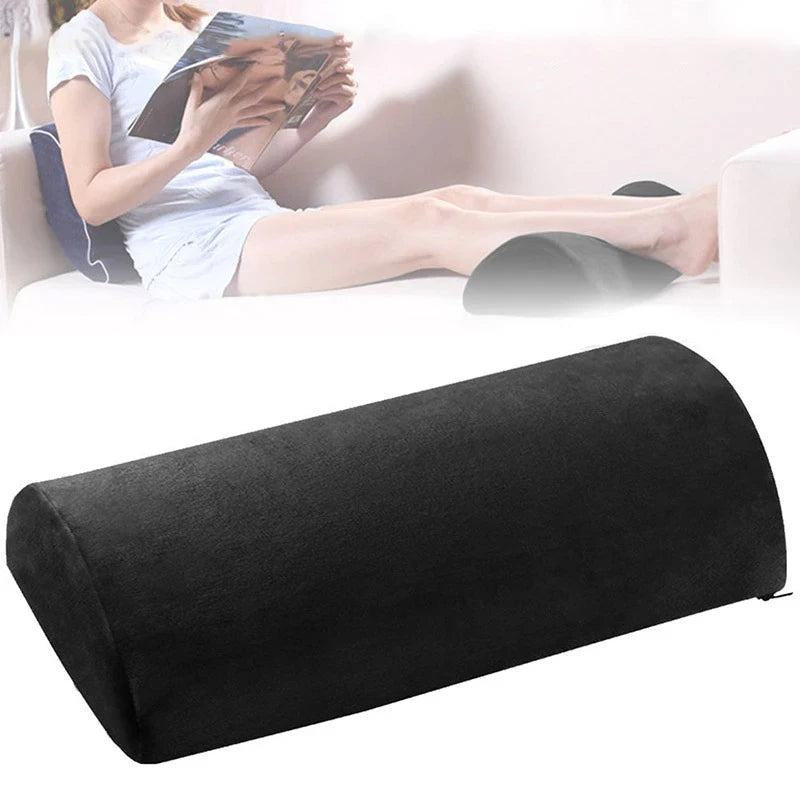 WJ-1047 Half Moon Woven Semi-Roll Pillow Ankle Knee Support Elevation Lumbar Neck Pain Relief Premium Quality Camping Nursing
