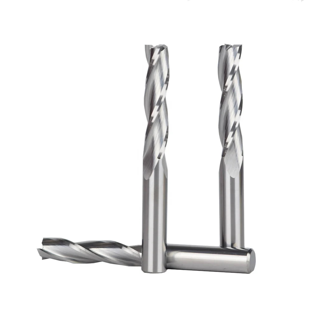 WEIX Durable Solid Carbide Two and Three Flutes Spiral End Mill for Wood Processing
