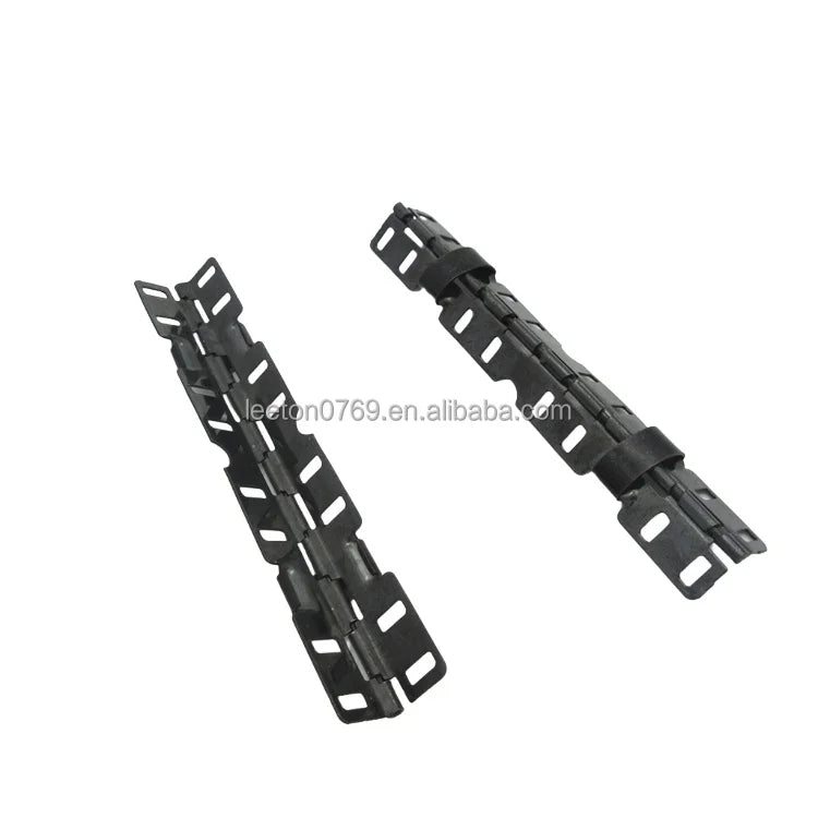 Factory Supply 77 X 15.5 X 0.45mm Black Large Metal Spring Hinge for Jewellery Boxes