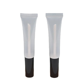 15ml Empty Lip Gloss Soft Squeeze Tube 0.5OZ Soft Tube with Applicator Wand