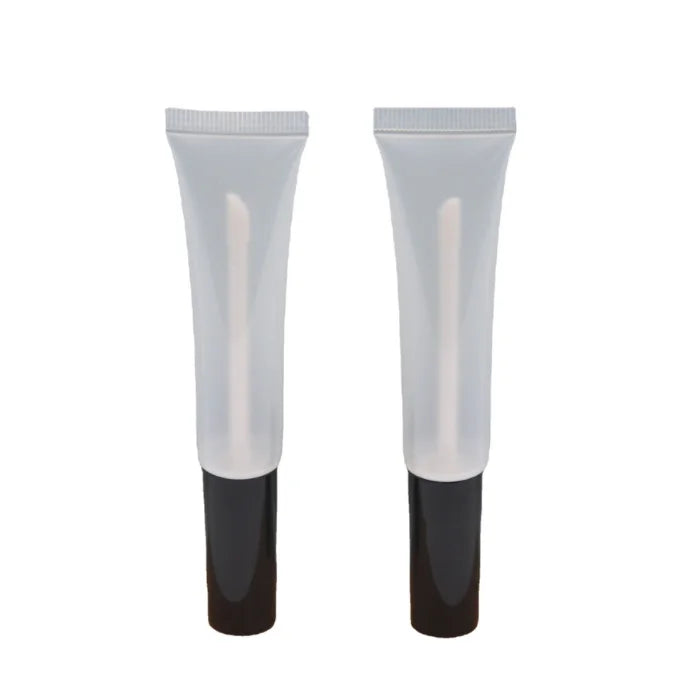 15ml Empty Lip Gloss Soft Squeeze Tube 0.5OZ Soft Tube with Applicator Wand