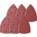 Triangular Sander Sandpaper Aluminum Oxide  Wood Working Abrasive Tool for Wood Metal Plastic Surface Sanding with 11 Holes