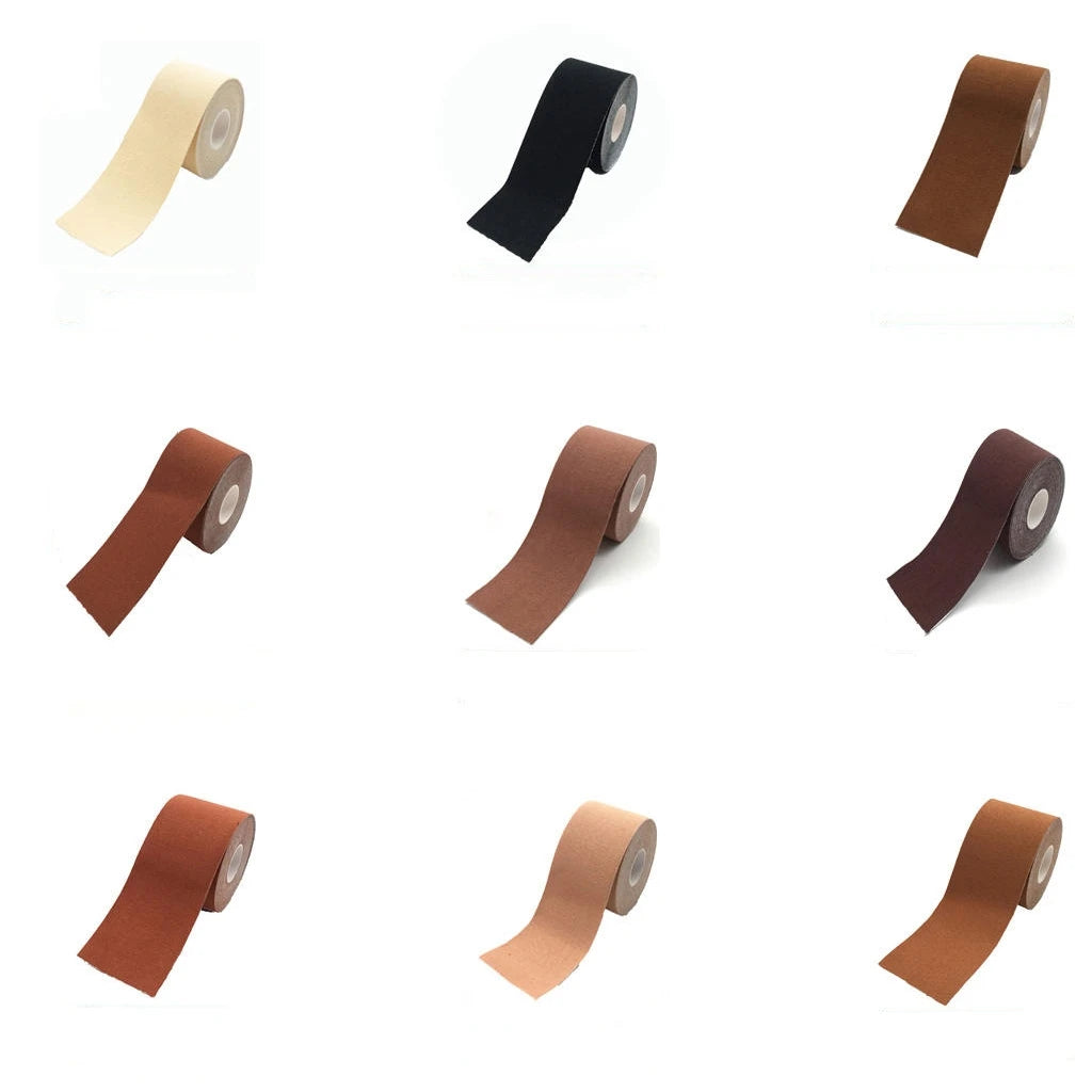 Breasts Sticky Body Tape Types Waterproof Sweat-Proof Boob Tape for Push up Shape in All Clothing Fabric Dress
