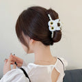 Custom Cellulose Acrylic Yiwu Hair Claw Pet Dog Cat Pet Cartoon Hair Claw Clips for Thick Hair