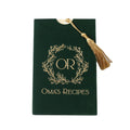 Luxury Dark Green Velvet Envelopes Suede Vintage Paper and Custom Wedding Gift Pocket Envelopes