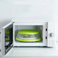 Microwave Splatter Cover for Food Collapsible Vented Silicone Splatter Guard Lid