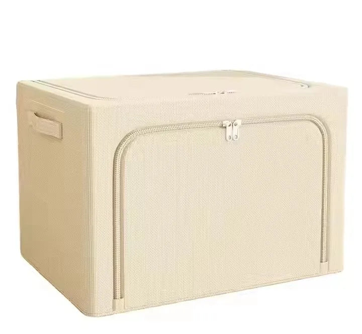 Simple Large-capacity Clothing Cotton Sewing Machine Steel Frame Box With Foldable & Folding Toy Clothes Storage Box Organizer
