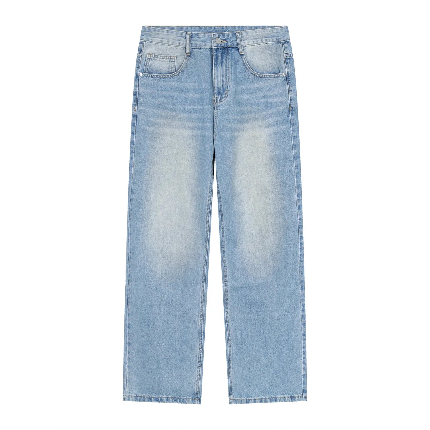 Blue Baggy Trousers for Men Streetwear Jeans Pants for Men Custom Jeans for Men Jeans Baggy