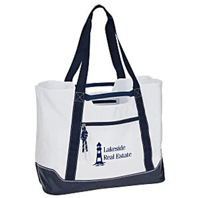 Eco-Friendly Harborside XL Tote Bags with Custom Printed logo