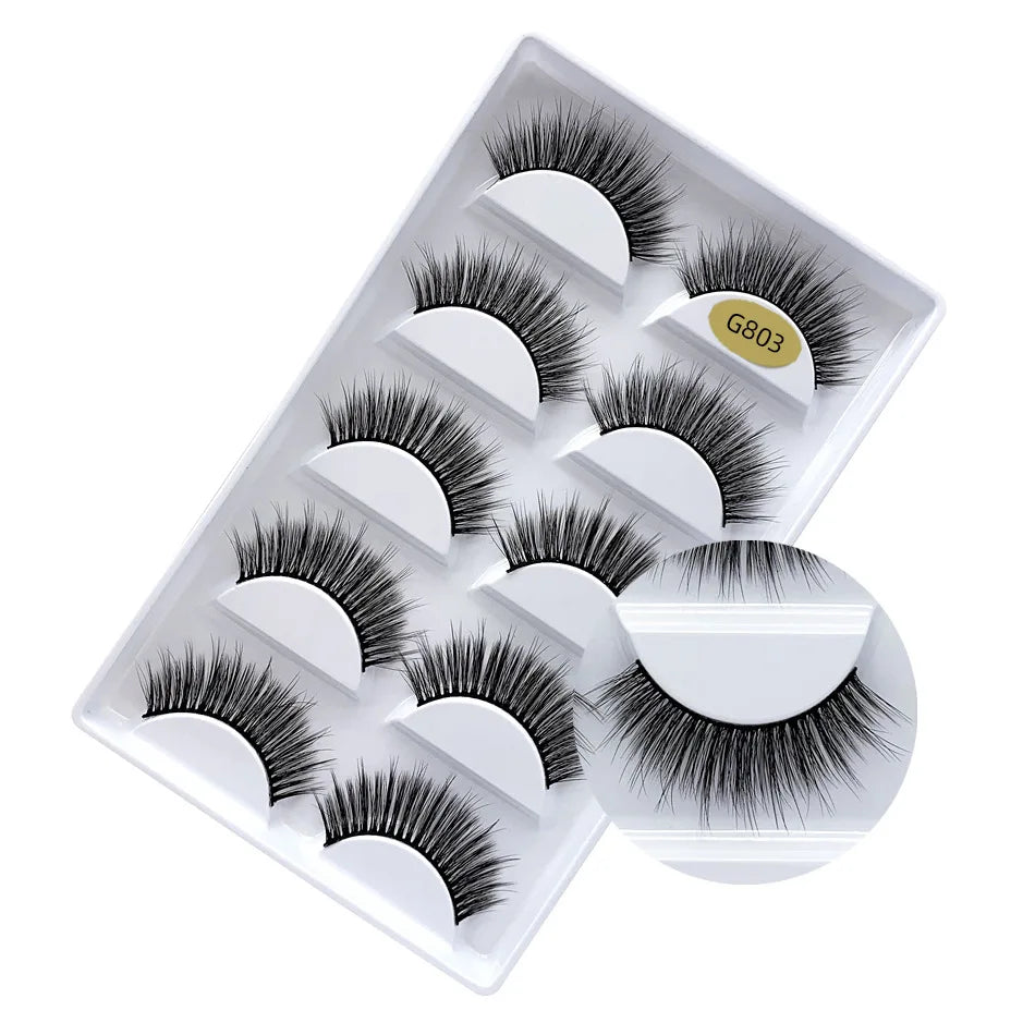 Wholesale Hot Selling Factory Spot Lash Kit Beauty Cosmetic 3D Private Label False Synthetic Silk Eyelashes
