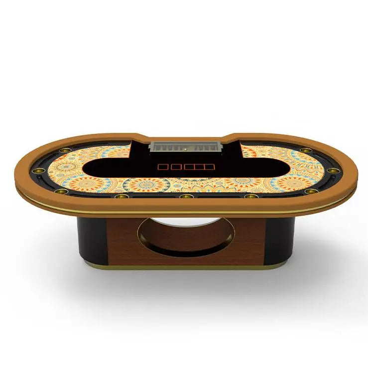 YH 102inch Casino Games Table De Poker Casino Bar Commercial Poker Table Texas Hold Em Poker Table for Sale