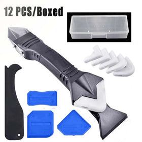 Epsilon Caulking Tool Kit Sets Stainless Steelhead Silicone Caulking Tool Sets Caulk Nozzle Applicator for Kitchen Bathroom Window