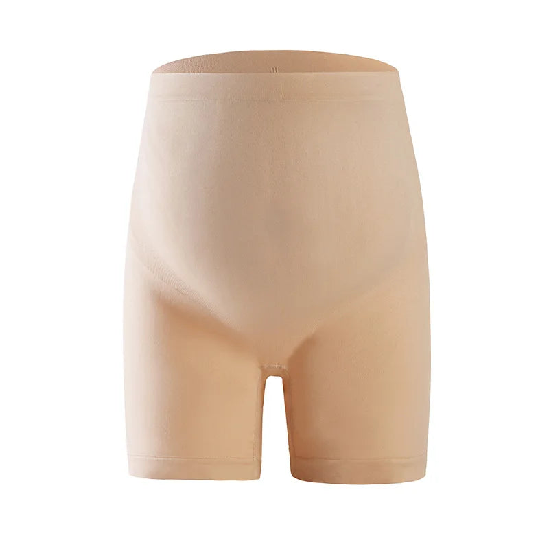 Factory Wholesale Ladies' Safety Trousers High Waist Belly Support Maternity Trousers Solid Colour Comfortable Underwear