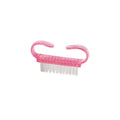 Manicure Pedicure Nail Brush Cleaning Tool Blue Black Color 68x35mm Size 100pcs/Bag Packaging Plastic & Nylon Hair