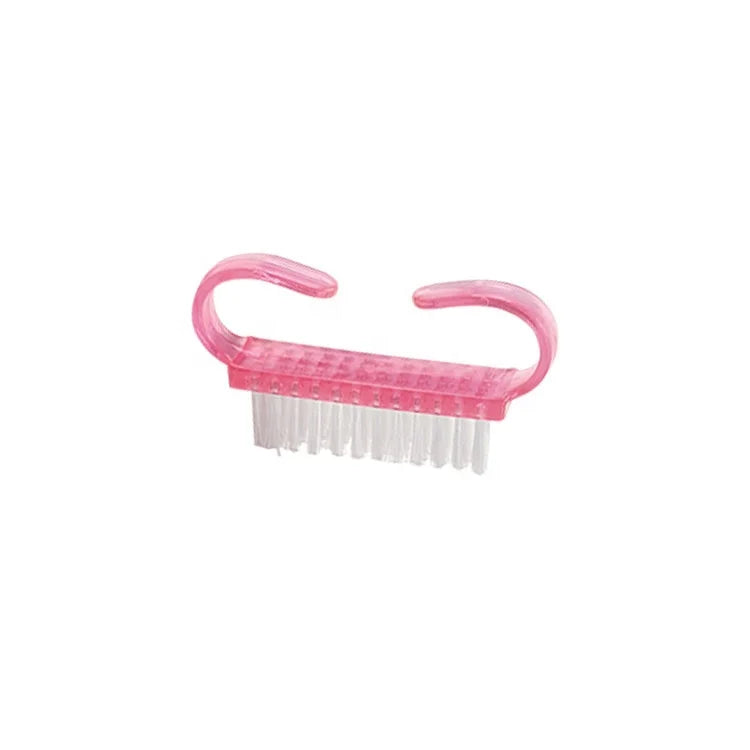Manicure Pedicure Nail Brush Cleaning Tool Blue Black Color 68x35mm Size 100pcs/Bag Packaging Plastic & Nylon Hair