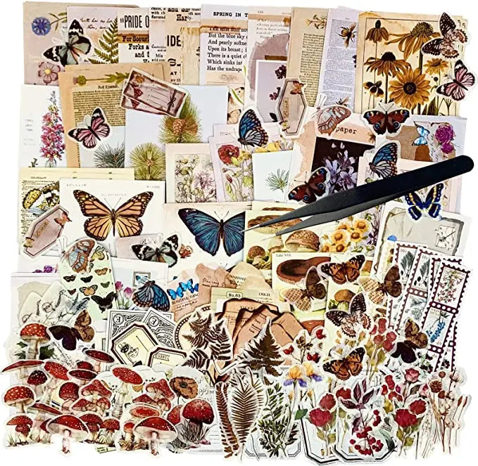 New Hot Sale 200 Pieces of Return to the Acients Style Scrapbooking Stickersuse for Journaling giftetc