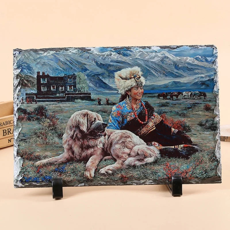 SH-04 200*300 mm Personalized Photo Rock Sublimation Blanks Rock Slate Photo