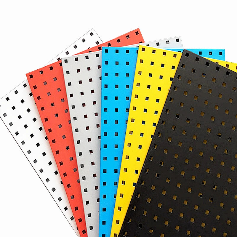 High-quality Steel Pegboard Kit Metal Peg Board Wall Desktop Organizer Tool Panel for Wall with Pegboard Hooks Display Board