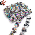 Sewing Trim Crystal Motif Strass Hot Fix Rhinestone Tape Applicator Ribbon With Appliques Iron on Rhinestone Trims