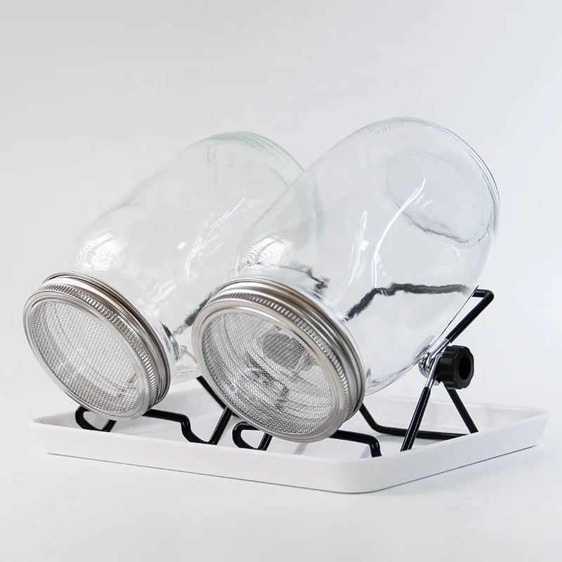 Wholesale Cheap Factory Sale Glass Transparent Empty Hot Selling Growing Jar Sprouting Kit Jars