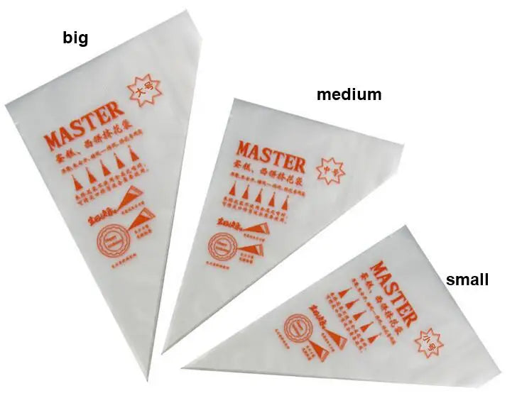 100pcs/bag Piping Bags Disposable Cake Decorating Icing Piping Pastry Cake Decorating Tools