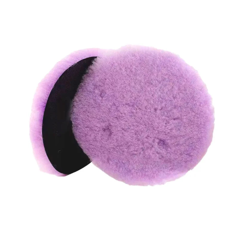 Pure Sheep Skin Wool Buffing Pads 5in Wool Cutting Pads for Car Body Polishing