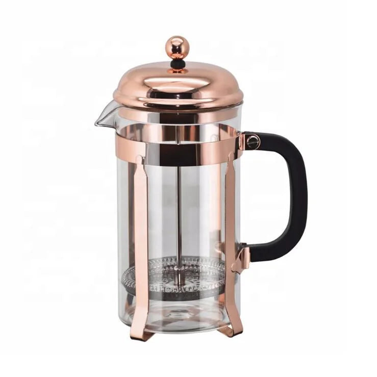 Wholesale French Press Coffee Maker High Borosilicate Glass Coffee Tea Sets Eco-Friendly Minimalist Design Customized