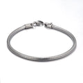 Men Teen Girls' Stainless Steel Snake Bone Rope Chain Bracelet Hypoallergenic Metal Belt for DIY Jewelry Accessories Making