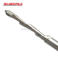 SUBORUI Drill Bit Manufacturer HSS Spiral Cutout Steel 1/4 1/8 3/16 Inch Guide Point Tip Spiral Drywall Router Cut Out Drill Bit