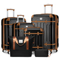 Wholesale Custom Unisex 6-Piece Carry-On Luggage Sets Large Capacity 8-Wheel 360Swivel Spinner TSA Lock Iron Trolley Fashionable