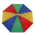 Modern Design 30cm 8-Color Matching Rainbow Umbrella Watermelon Color Bar Polyester Silk Cloth Hat Creative Stall Supply Stock