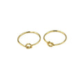 GR049 14K Gold Filled Jewelry Retro Simple love Knotted Band Ring for Women